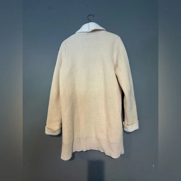 LOFT Women's Cream Cardigan Sweater - Picture 8 of 8